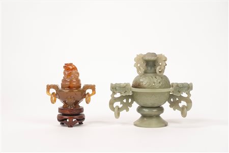 Due brucia incensi, Cina secolo XX