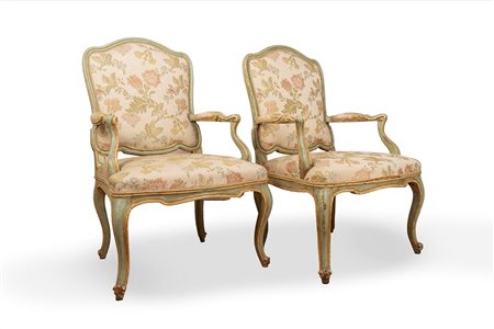 Coppia di poltrone, Luigi XV, secolo XVIII