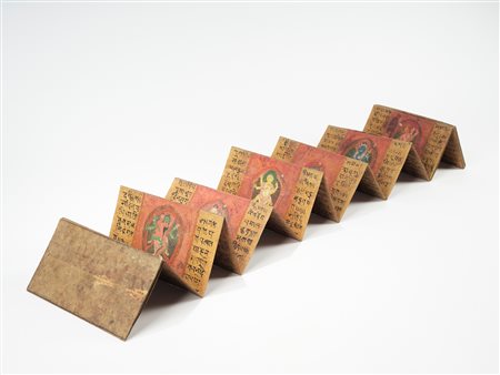 Antico manoscritto di preghiera, Nepal, mid-19th century