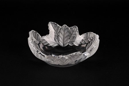 Lalique - Centrotavola Compiegne in cristallo smerigliato