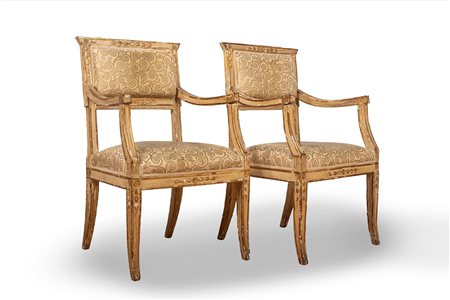 Coppia di poltrone, secolo XVIII