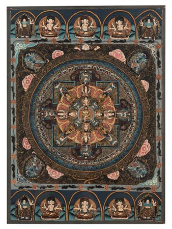 Mandala, China, 19th century