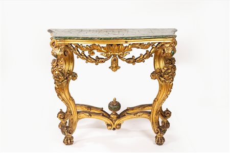 Consolle in stile Luigi XV, secolo XIX
