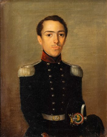 Scuola del secolo XIX. Ritratto di ufficiale