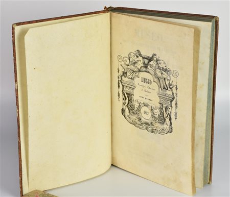 Museo Scientifico letterario e artistico anno quarto 1842 cm 29x19,2x2,5 Bene...