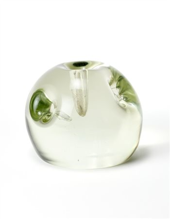 Manifattura di Murano Vaso soliflore in vetro cristallo di forte spessore di for