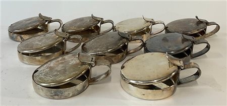 Sambonet Ventiquattro porta formaggiere. Italia, anni '40/'50. Metallo argentato