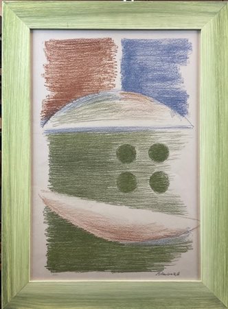 PAVEL ANDREEVIC MANSUROV "Senza titolo" 
litografia a colori
cm 63,5x44
firmata