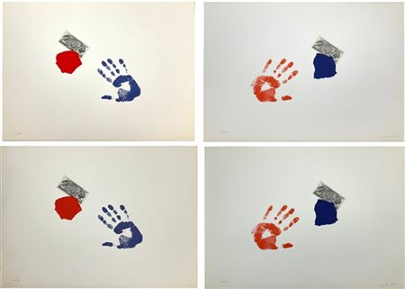 Giulio Turcato Lotto composto da quattro litografie a colori, due soggetti diver