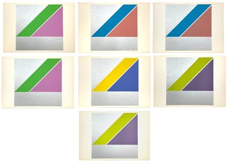 CHIN HSIAO "Senza titolo" 
otto serigrafie a colori
cm 50x70
firmate e numerate