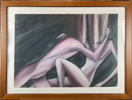 ANDREA CHIESI "Guizzo del serpente" 1992
tecnica mista su cartoncino
cm 49x66,5