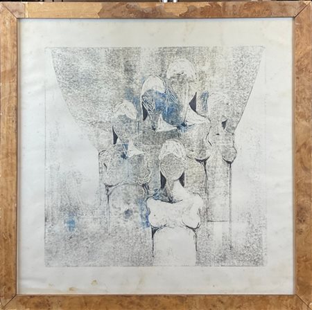 Firma indecifrata "Senza titolo"
tecnica mista su carta
cm 50x50,5
firmata in b