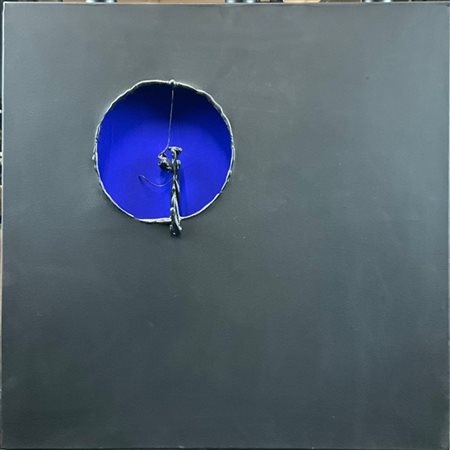 Philippe Delenseigne "Senza titolo" 2016
tecnica mista su tela e compensato
cm 5