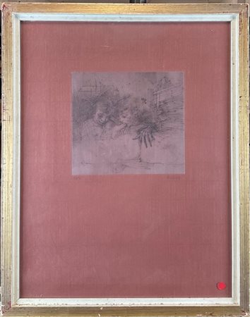 Hans Bellmer "Erotique" 
acquaforte
(lastra cm 20x21,5; foglio cm 53x40)
firmata