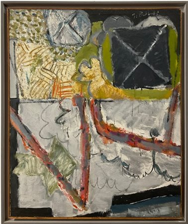 Giorgio Bellandi "Studio Cattivo Governo n. 15" 1964
olio su tela
cm 75x61,5
fir