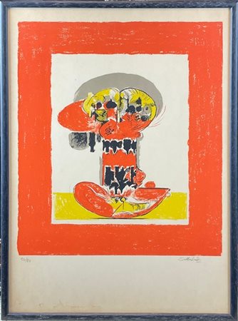 Graham Sutherland "Balancing Form" 1972
litografia a colori
cm 55,5x38,5
firmato