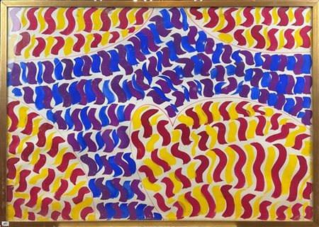 Franco Bemporad "Struttura spazio" 1963
tempera su carta
cm 69,5x98,5
firmato e