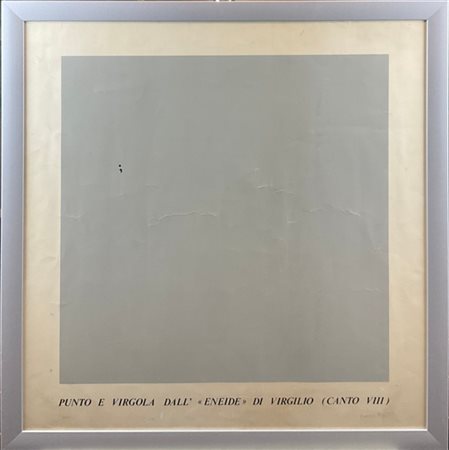 EMILIO ISGRÒ "Punto e virgola" 
serigrafia a colori
cm 69x65
firmata e numerata