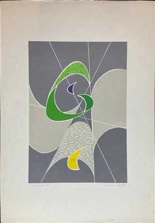 Luigi Veronesi "Nel grigio" 1974
serigrafia a colori
cm 70x50
firmata, datata, n
