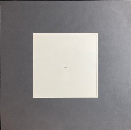 Ad Dekkers "Senza titolo" 1970
litografia su cartoncino applicata su cartoncino