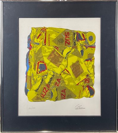 Cesar "Senza titolo" 
serigrafia a colori e collage
cm 40x30
es. 361/500