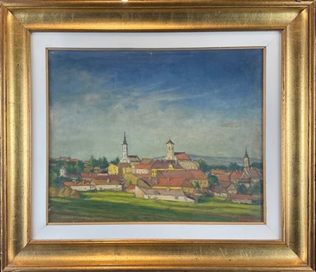 ADOLF FENYÉS "Senza titolo" 
olio su tela
cm 41x51
firmato in basso a destra. In