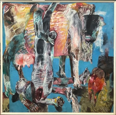 Gianluigi Mattia "Luogo per un suicidio" 1964
olio su tela
cm 150x150
firmato e