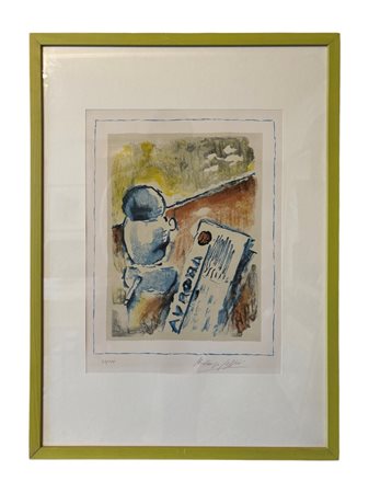 Ardengo Soffici (1879 - 1964) 
Caffè 
litografia 42 x 32 cm