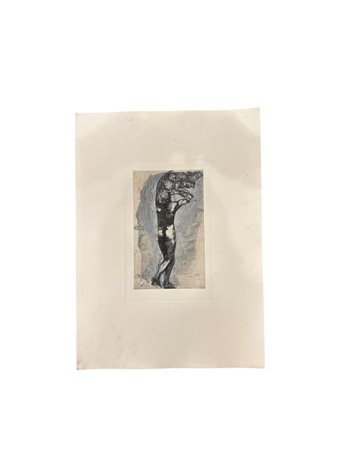 Auguste Rodin (dapres) (1840 - 1917) 
Ombres 
eliografia 43 x 31 cm