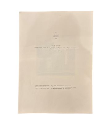 Giorgio Morandi (dapres) (1890 - 1964) 
Paesaggio Chiesanuova - 1924 1957
litografia 392 x 287 mm