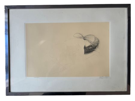 Emilio Greco (1913 - 1995) 
Dormiente 
litografia 32 x 49 cm