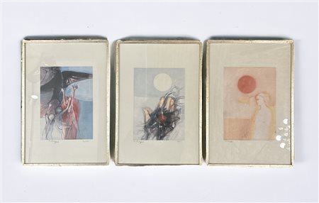 Guerrino Bardeggia (1937 - ) 
Tre litografie 
litografia 49 x 433,5 cm