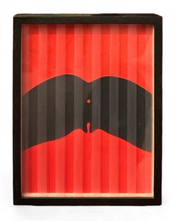 Renzo Marzona (1948 - ) 
Senza titolo 
tecnica mista su tela 20 x 15,5 cm