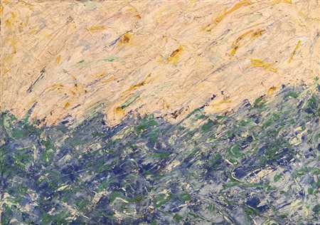 Luciano Fiannacca (1951 - ) 
Composizione astratta II 
olio su tela 50 x 70 cm