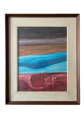 Sebastiano  Carta (1913 - 1973) 
Orizzonti 1972
olio su tela 45 x 35,5 cm