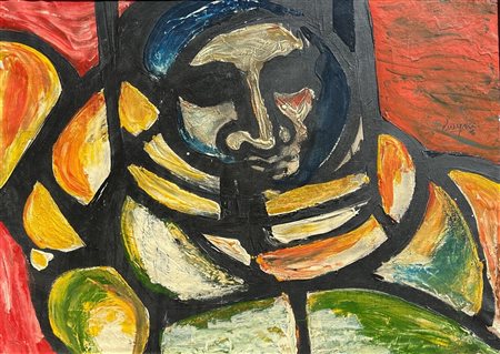 Carlos Hugo Pereyra (XX sec. - ) 
Senza titolo 1963
olio su tela 50 x 70 cm