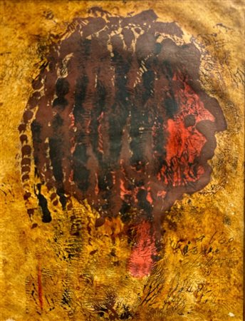 Alberto Sartoris (1901 - 1998) 
Volto 
tecnica mista su carta 23 x 17 cm
