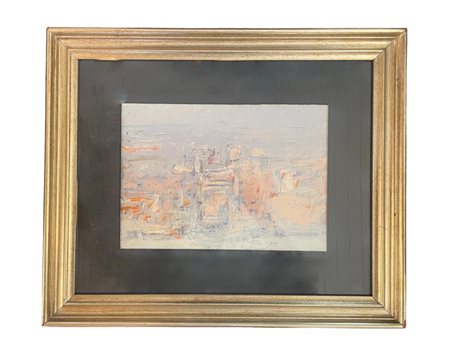 Valeriano Ciai (1928 - 2013) 
Paesaggio 1973
olio su tela 21,5 x 30,5 cm