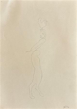 Giuseppe Gallo (1945 - ) 
Senza titolo 
grafite su carta 30 x 21 cm