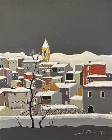  
Fossa (L'Aquila) - Giampiero Toccaceli 1992
Olio su tela 40 x 50 cm