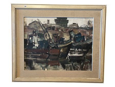 Alvaro Danti (1911 - 1985) 
Senza titolo 
olio su tela 60 x 78 cm