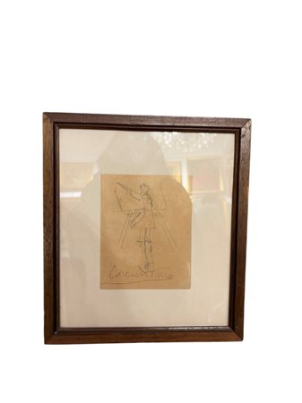 Lorenzo Viani (1882 - 1936) 
Il pittore 
grafite su carta 15,50 x 12,50 cm