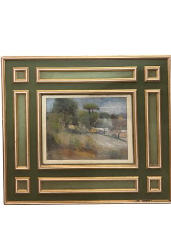  
Autore del XX secolo - Paesaggio XX secolo
pastello su carta 23 x 20 cm