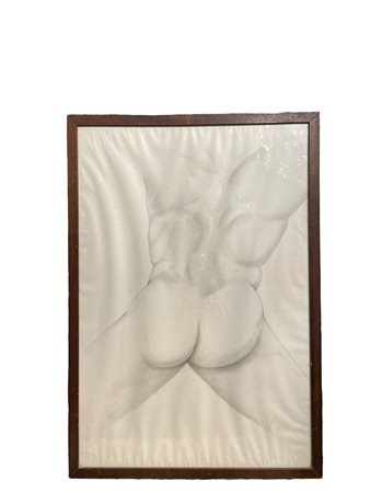  
Studio accademico di nudo di schiena seconda metà del XX secolo
grafite su carta cm 65 x 44