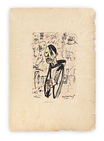 FRANCO ROGNONI (1913-1999) - Mistico Hitler, 1950