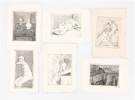 BATTAGLINI MARIA GRAZIA - Lotto unico di 6 opere: