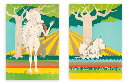 FABRIZIO ORLANDINI (1953) - Lotto unico di 2 opere: