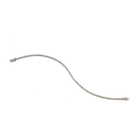 TENNIS in oro bianco 18 KT con brillanti