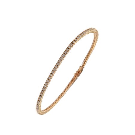 TENNIS in oro giallo 18 KT con brillanti