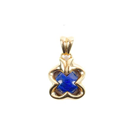 PENDENTE in oro giallo 18 KT e lapis